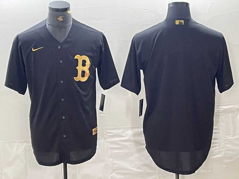 Boston Red Sox Black Gold MLB Jersey