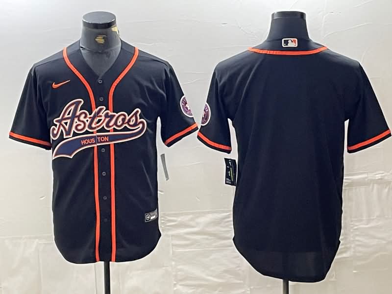 Houston Astros Black MLB Jersey 06