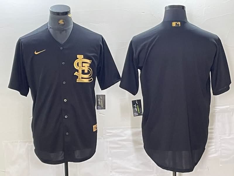 St. Louis Cardinals Black Gold MLB Jersey