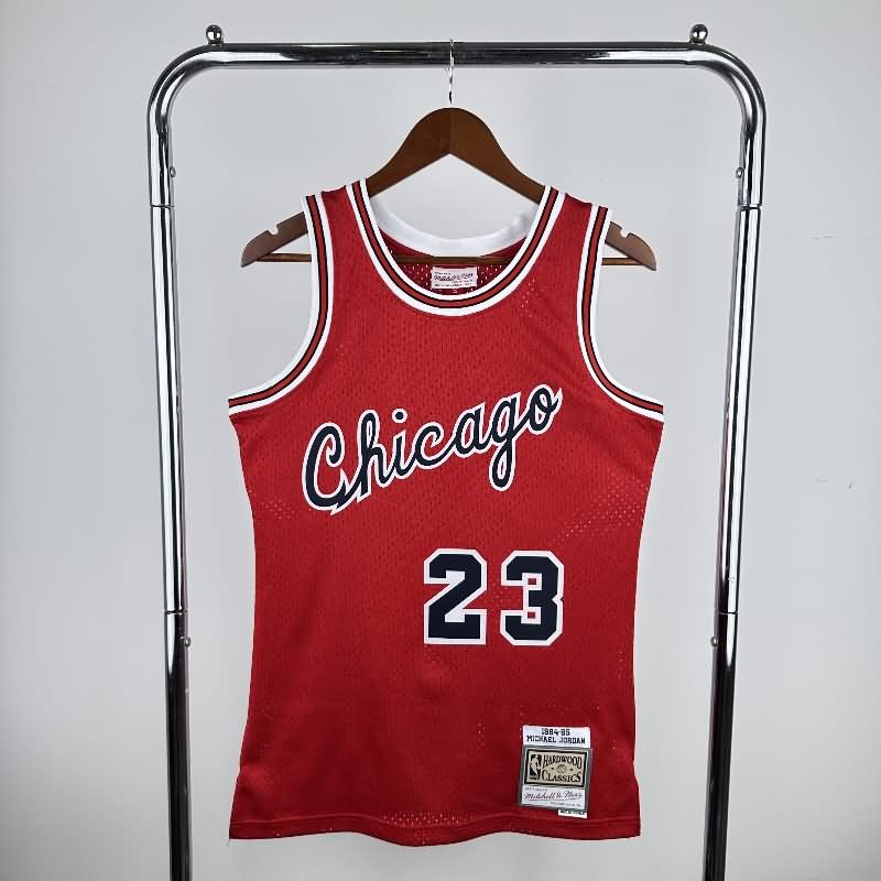 Chicago Bulls 1984/85 Red Classics Basketball Jersey (Hot Press)