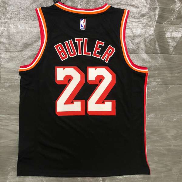 Miami Heat BUTLER #22 Black Basketball Jersey