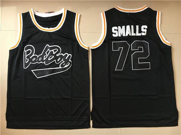 Movie SMALLS #72 Black Basketball Jersey (Stitched)