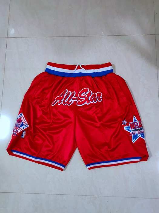 2003 ALL-STAR Just Don Red Basketball Shorts