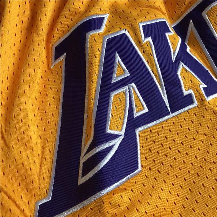 Los Angeles Lakers Just Don Yellow Basketball Shorts