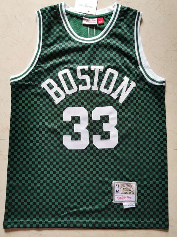 Boston Celtics BIRD #33 Green Classics Basketball Jersey (Stitched)