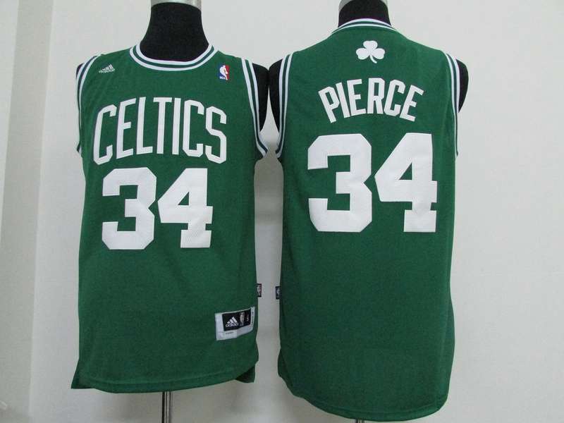 Boston Celtics PIERCE #34 Green Classics Basketball Jersey (Stitched)