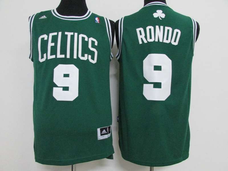 Boston Celtics RONDO #9 Green Classics Basketball Jersey (Stitched)