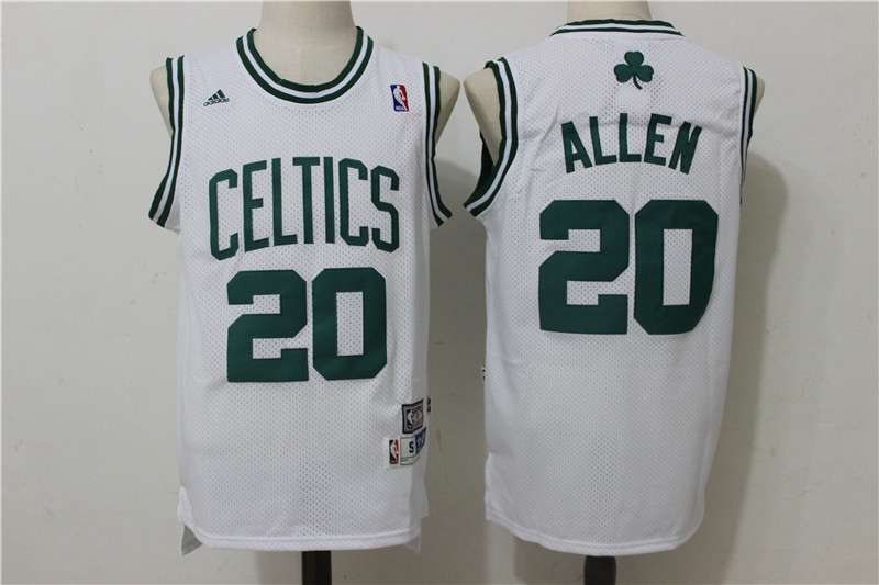 Boston Celtics ALLEN #20 White Classics Basketball Jersey (Stitched)