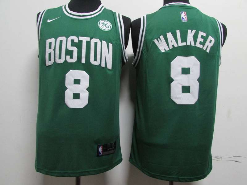 Boston Celtics WALKER #8 Green Basketball Jersey (Stitched)