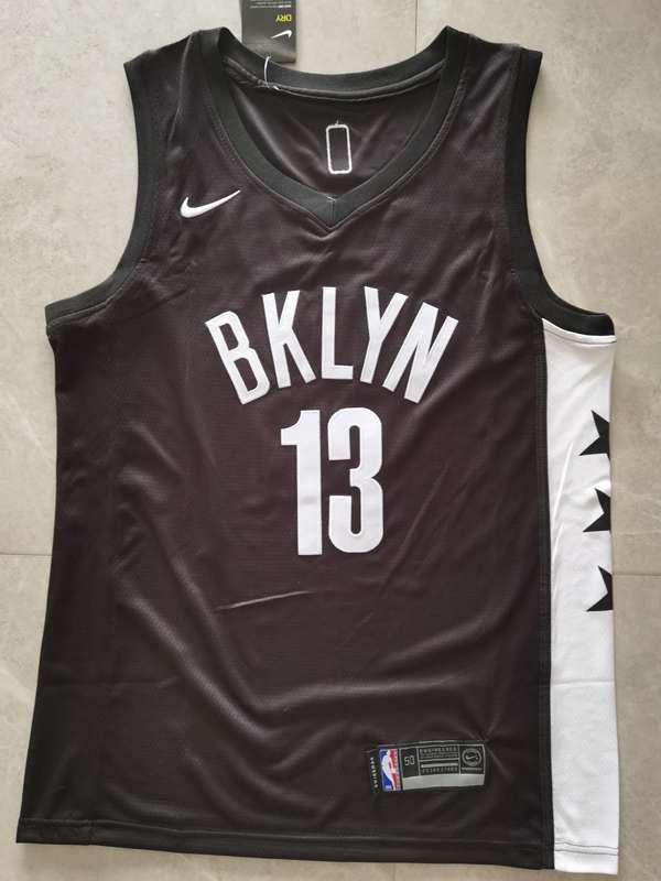 Brooklyn Nets HARDEN #13 Black Basketball Jersey (Stitched)