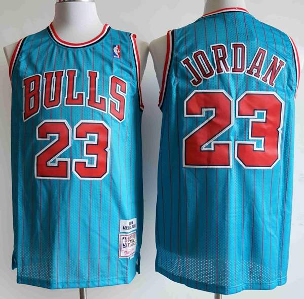 1995/96 Chicago Bulls JORDAN #23 Blue Classics Basketball Jersey (Stitched)