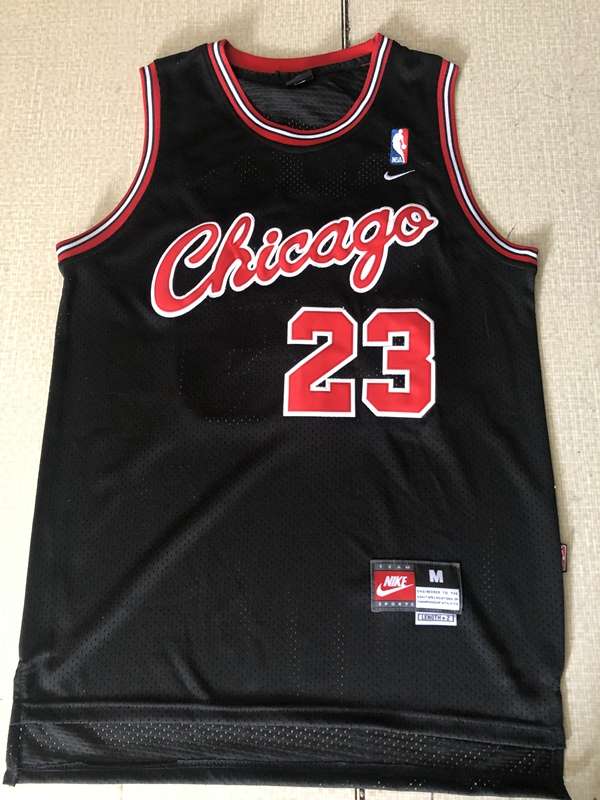Chicago Bulls JORDAN #23 Black Classics Basketball Jersey (Stitched) 07