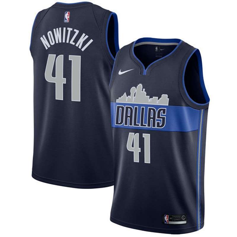Dallas Mavericks 2020 NOWITZKI#41 Dark Blue Basketball Jersey (Stitched)