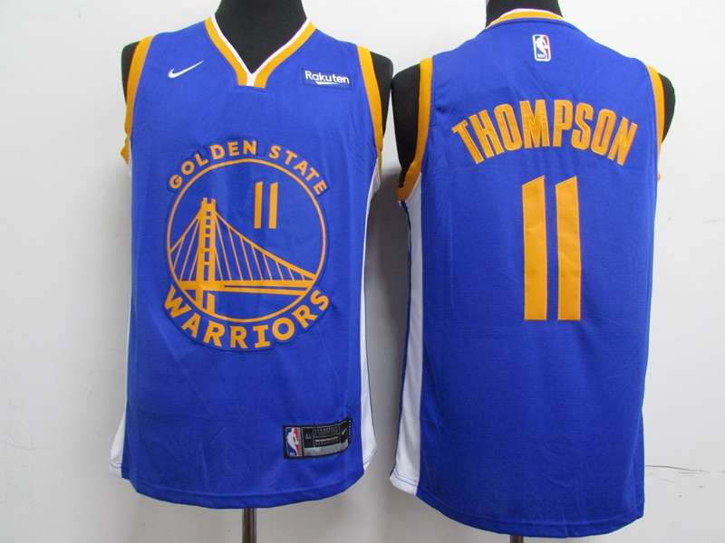 Golden State Warriors 2020 THOMPSON #11 Blue Basketball Jersey (Stitched)