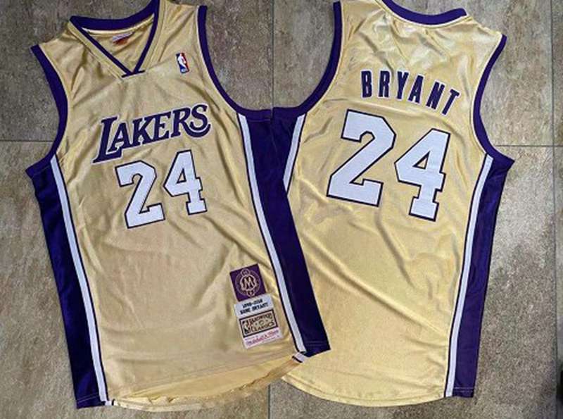 Los Angeles Lakers 2020 BRYANT #24 Gold Classics Basketball Jersey (Closely Stitched)