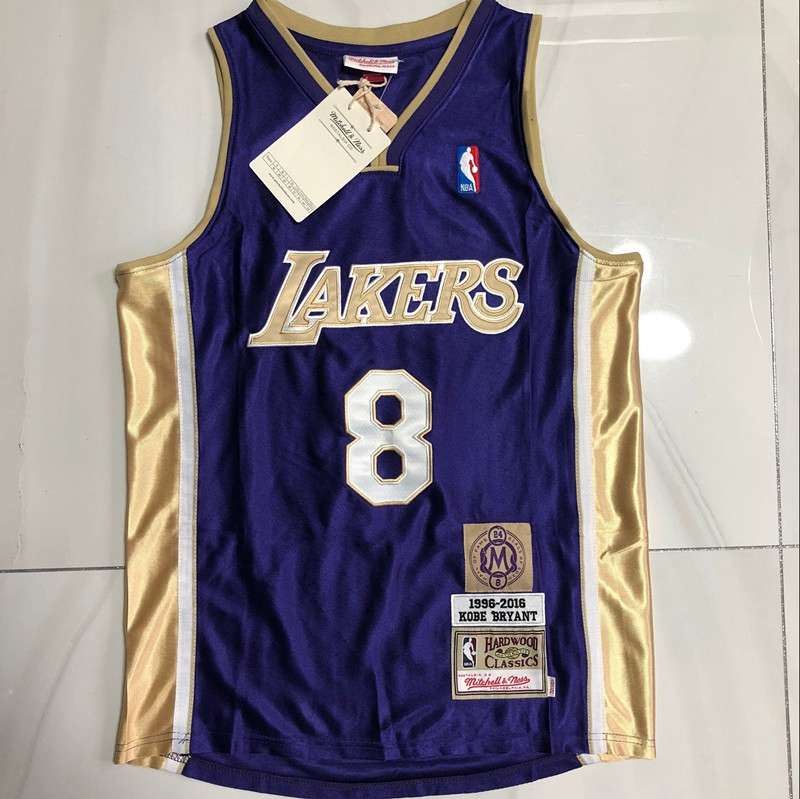 Los Angeles Lakers 2020 BRYANT #8 Purples Classics Basketball Jersey (Closely Stitched)