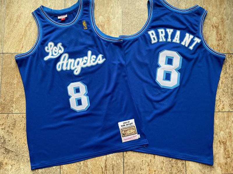 Los Angeles Lakers 96/97 BRYANT #8 Blue Classics Basketball Jersey (Closely Stitched)