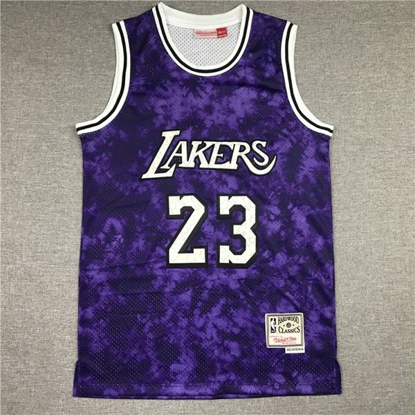 Los Angeles Lakers JAMES #23 Purple Classics Basketball Jersey 02 (Stitched)