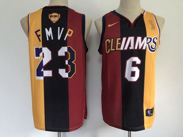 Los Angeles Lakers FMVP #6 #23 Finals MVP Basketball Jersey (Stitched)