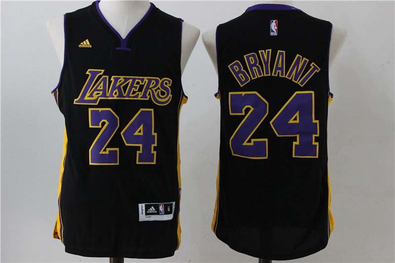 Los Angeles Lakers BRYANT #24 Black Classics Basketball Jersey (Stitched) 04