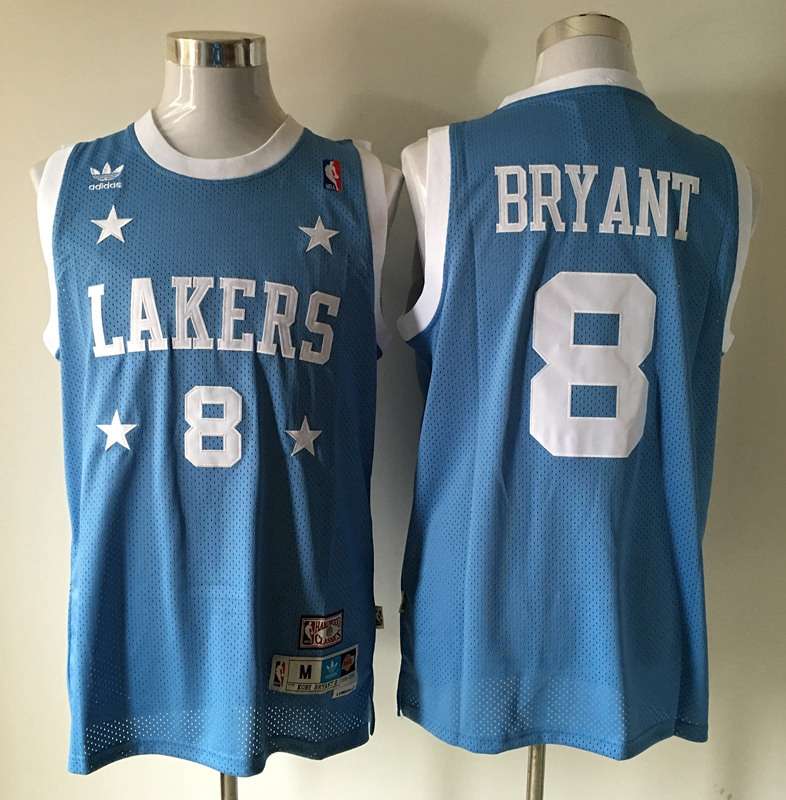 Los Angeles Lakers BRYANT #8 Blue Classics Basketball Jersey (Stitched)
