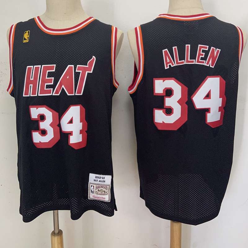Miami Heat 12/13 ALLEN #34 Black Classics Basketball Jersey (Stitched)