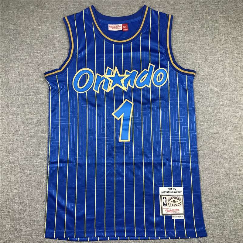 Orlando Magic 94/95 HARDAWAY #1 Blue Classics Basketball Jersey (Stitched)