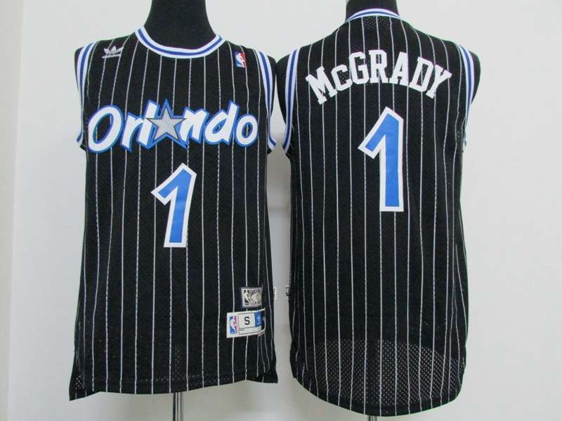 Orlando Magic MCGRADY #1 Black Classics Basketball Jersey (Stitched)