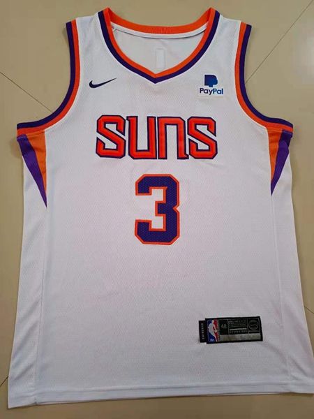 Phoenix Suns 20/21 PAUL #3 White Basketball Jersey (Stitched