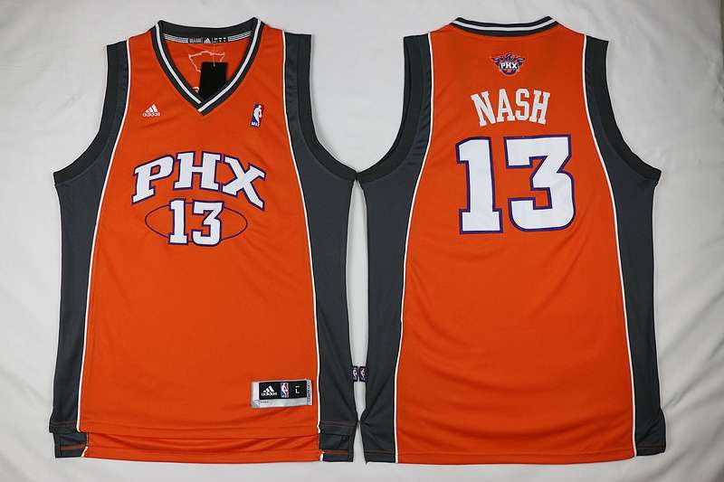 Phoenix Suns NASH #13 Orange Classics Basketball Jersey (Stitched)