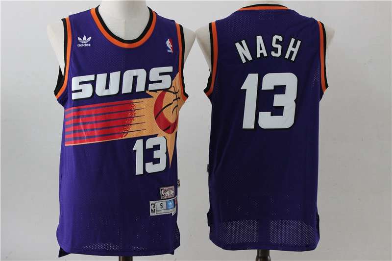 Phoenix Suns NASH #13 Purples Classics Basketball Jersey (Stitched) 02