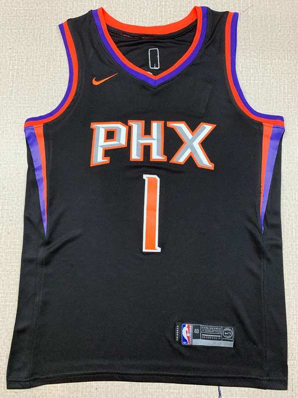 Phoenix Suns BOOKER #1 Black Basketball Jersey (Stitched)