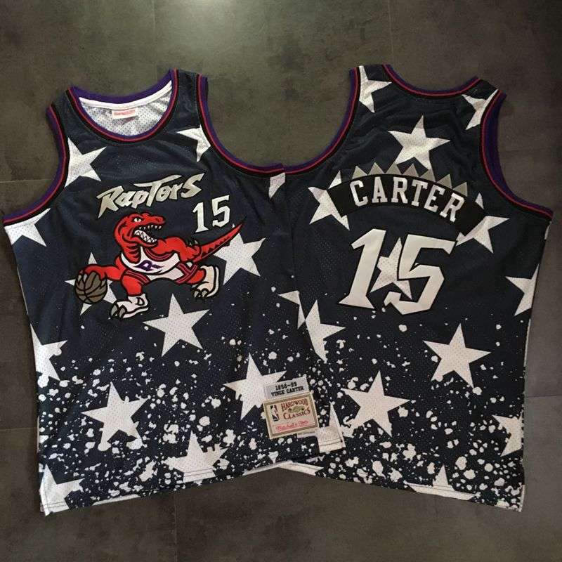 Toronto Raptors 98/99 CARTER #15 Black Classics Basketball Jersey (Closely Stitched) 02