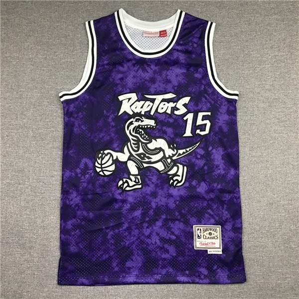 Toronto Raptors CARTER #15 Purple Classics Basketball Jersey 02 (Stitched)