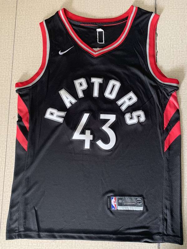 Toronto Raptors SIAKAM #43 Black Basketball Jersey (Stitched)