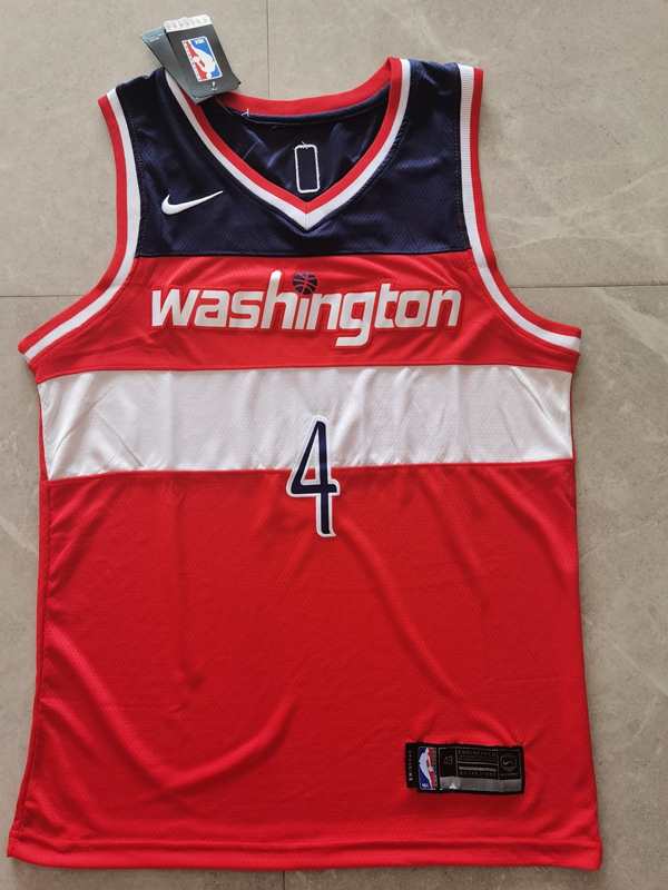Washington Wizards 20/21 WESTBROOK #4 Red Basketball Jersey (Stitched) 02