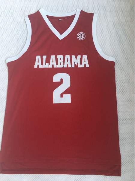 Alabama Crimson Tide Red SEXTON #2 NCAA Basketball Jersey