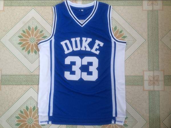 Duke Blue Devils Blue HILL #33 NCAA Basketball Jersey