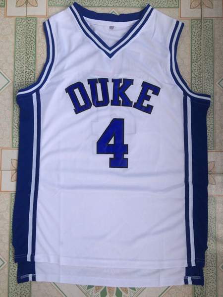 Duke Blue Devils White REDICK #4 NCAA Basketball Jersey