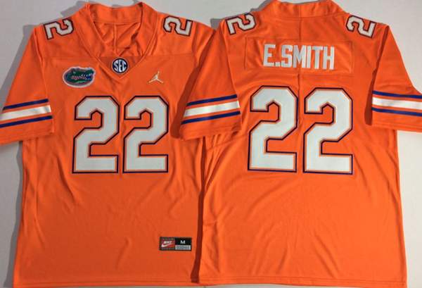 Florida Gators Orange E.SMITH #22 NCAA Football Jersey