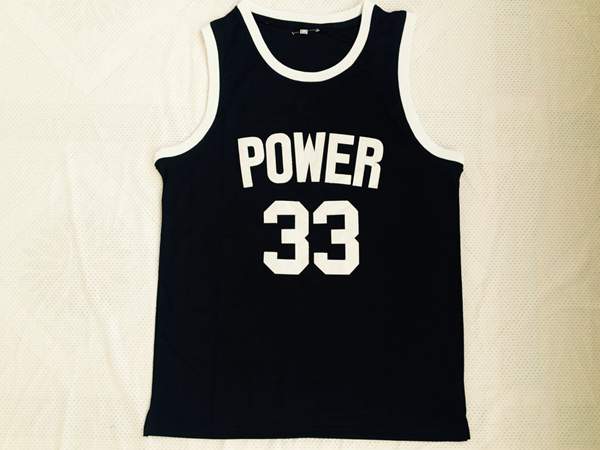 Power Black ALCINDOR #33 Basketball Jersey