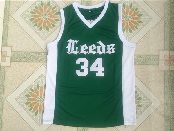 Leeds Green BARKLEY #34 Basketball Jersey