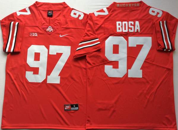 Ohio State Buckeyes Red BOSA #97 NCAA Football Jersey