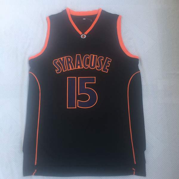 Syracuse Orange Black ANTHONY #15 NCAA Basketball Jersey