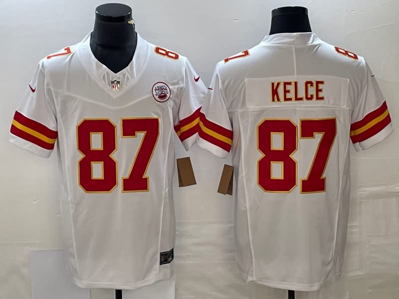 Kansas City Chiefs White NFL Jersey 02