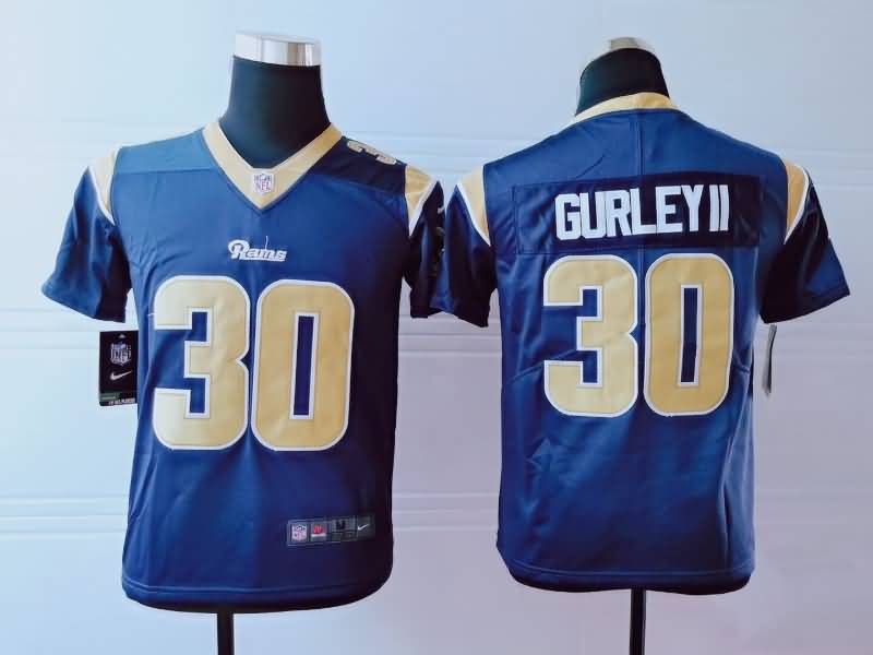 Los Angeles Rams Kids GURLEY II #30 Dark Blue NFL Jersey