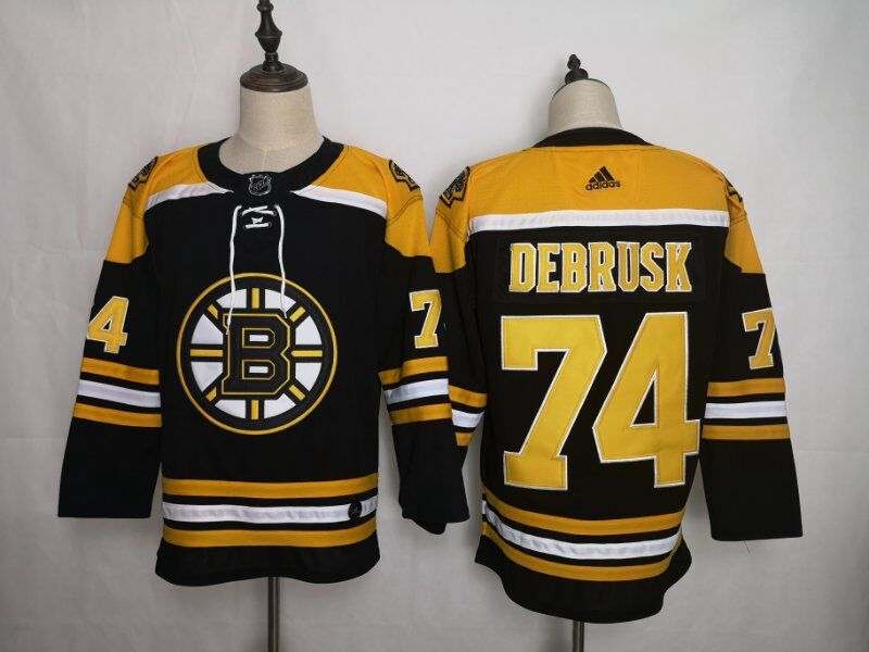 Boston Bruins Black DEBRUSK #74 NHL Jersey
