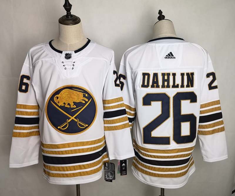 Buffalo Sabres White DAHLIN #26 NHL Jersey 02