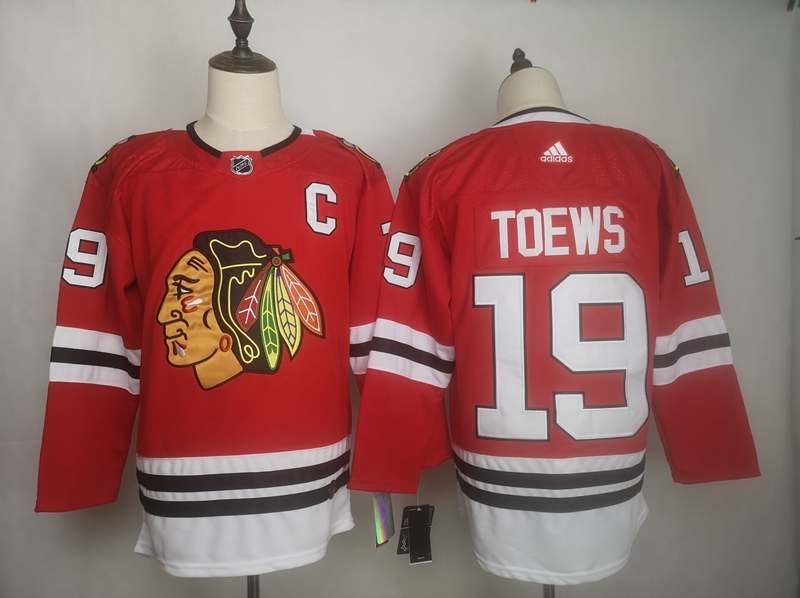 Chicago Blackhawks Red TOEWS #19 Classics NHL Jersey