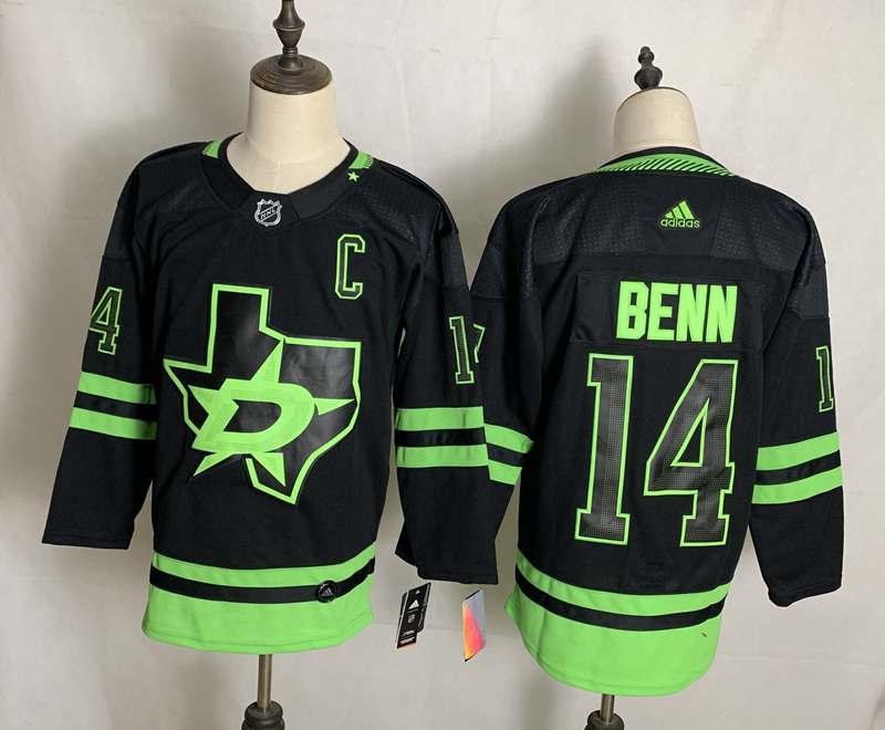 Dallas Stars Black BENN #14 NHL Jersey